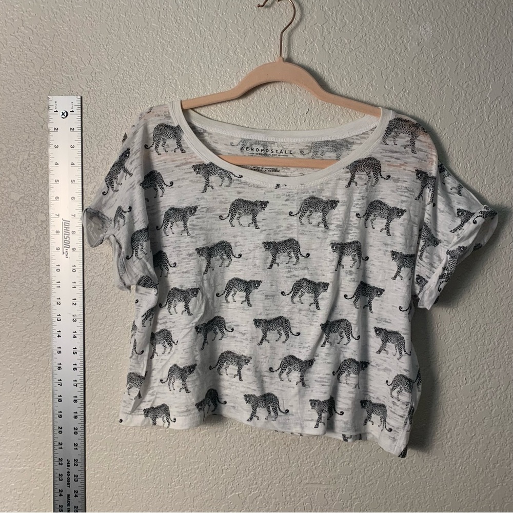 Wild Animal Print Crop Top
